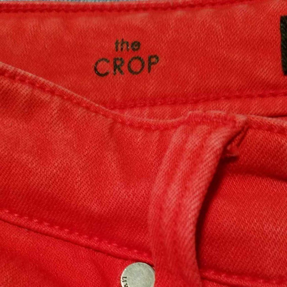 Liverpool Red The Crop Jeans size 6/28 Petite - Picture 13 of 13